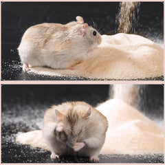 DR.DUDU dust-free sand for gerbils and hamsters supporting natural digging.