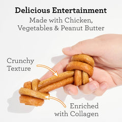 DreamBone CollaYUMS Chews with Type II collagen support hip joints.