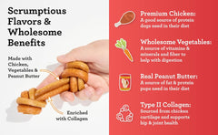 DreamBone CollaYUMS Knot chew texture provides satisfying chewing sessions.