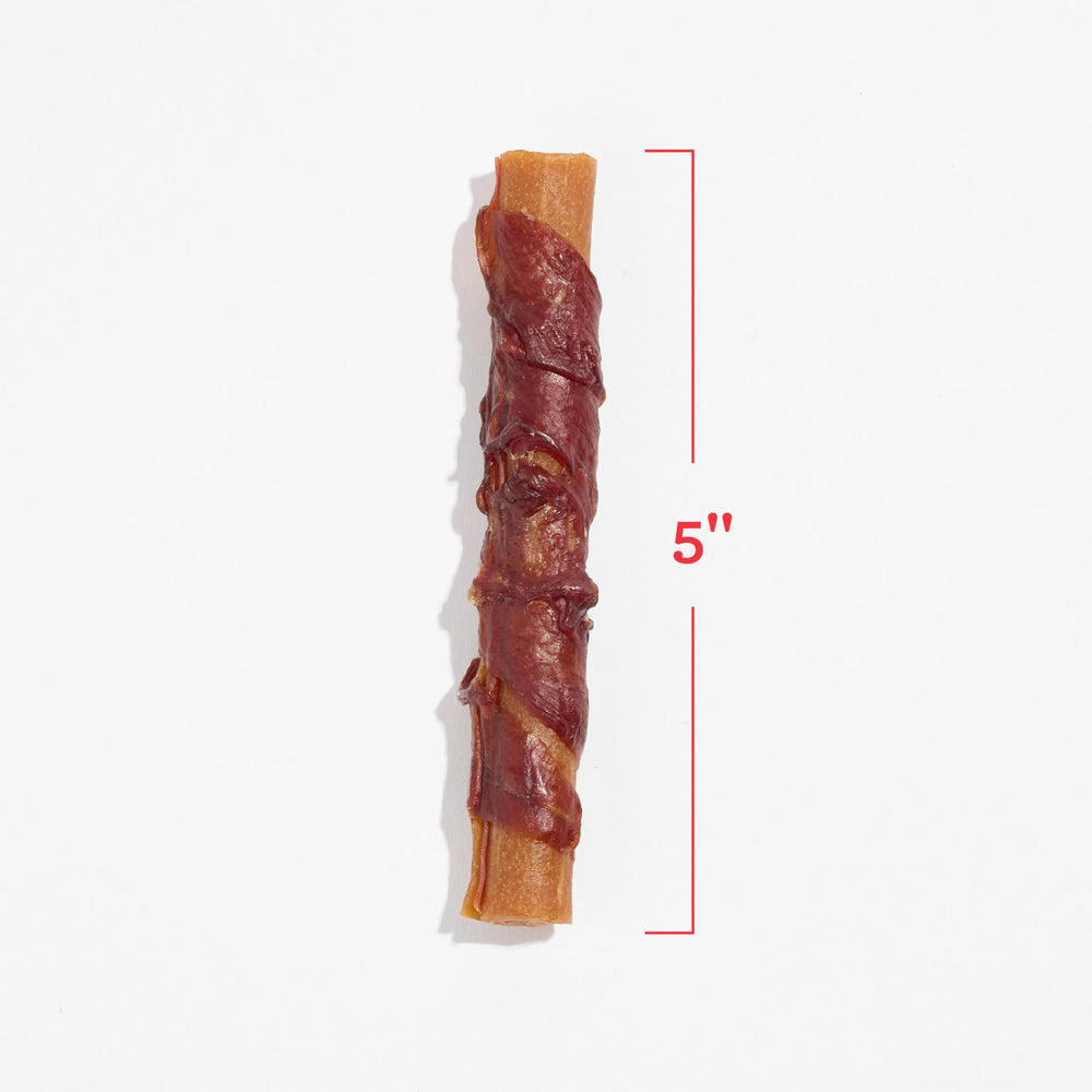 DreamBone High Protein Rolls dog dental chew benefit close-up
