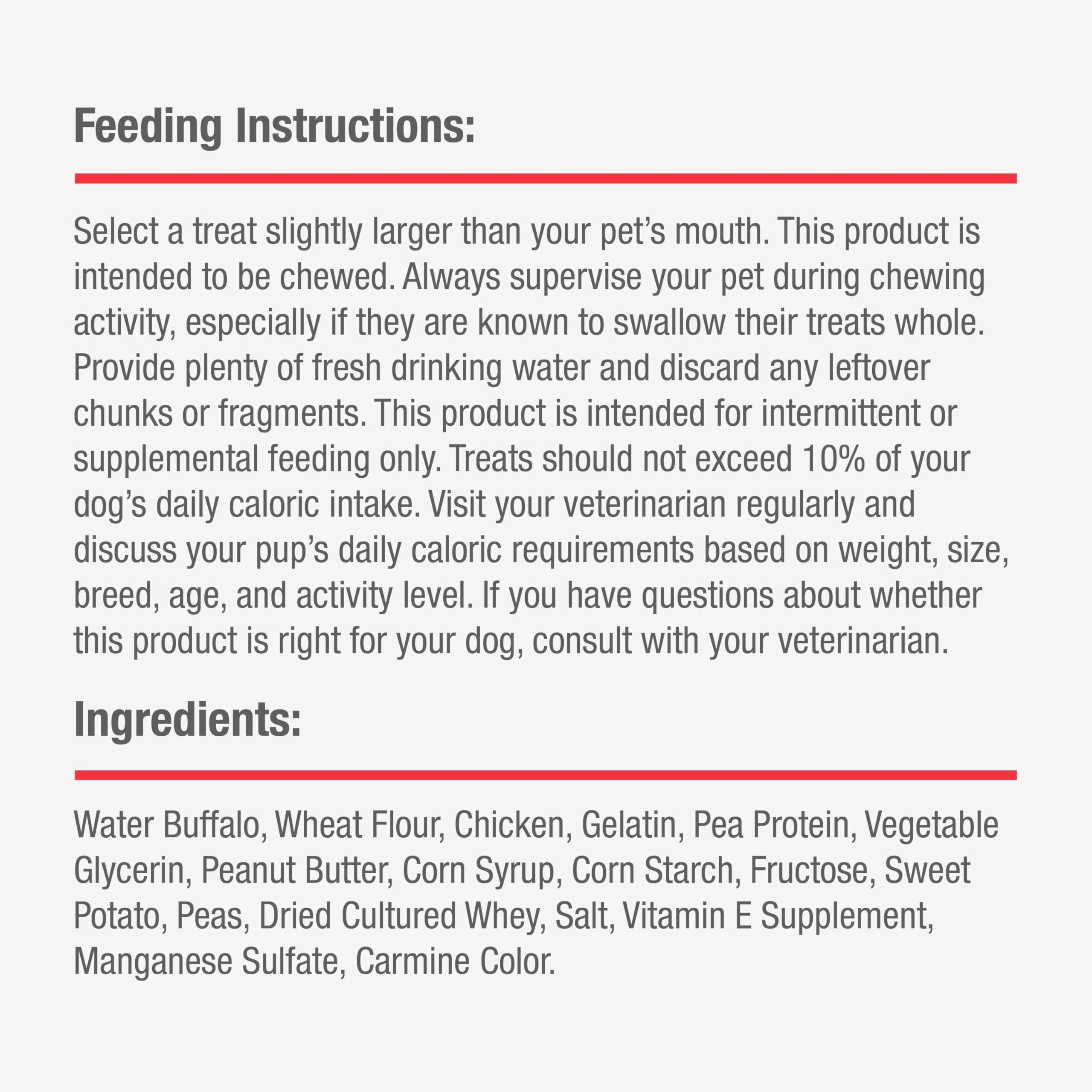 DreamBone High Protein Rolls portion size guide photo