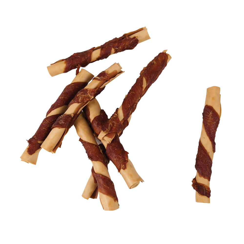 DreamBone rawhide-free chews close-up, texture highlight and chew-friendly design.