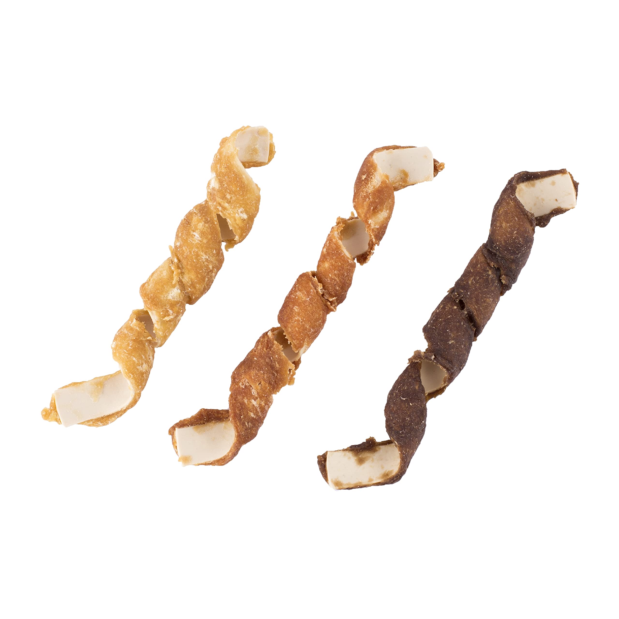 DreamBone Spirals rawhide-free chew close-up showing texture.