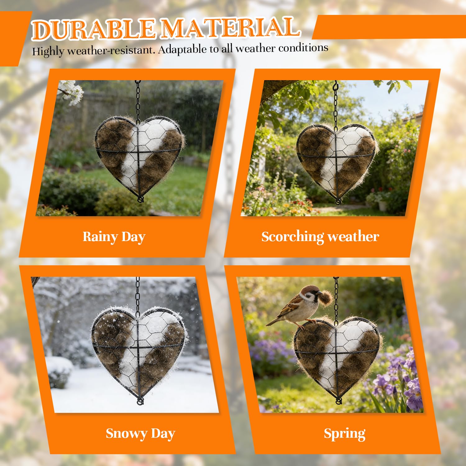 DreaVant nesting heart makes a thoughtful gift for bird lovers.
