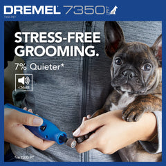 Extended runtime of Dremel 7350-PET supports longer grooming sessions