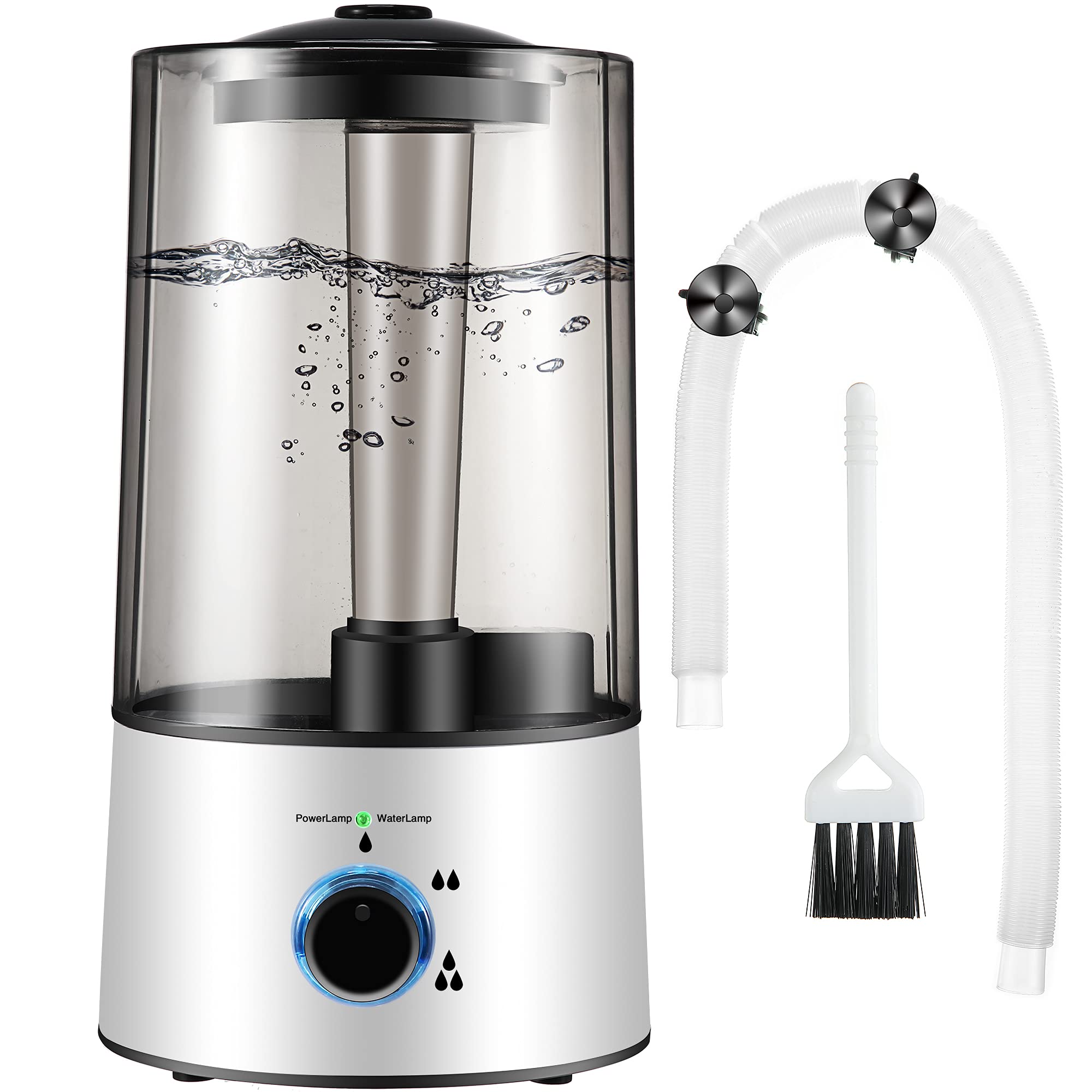Dreyoo Reptile Humidifier 4L tank with water level view for easy monitoring.