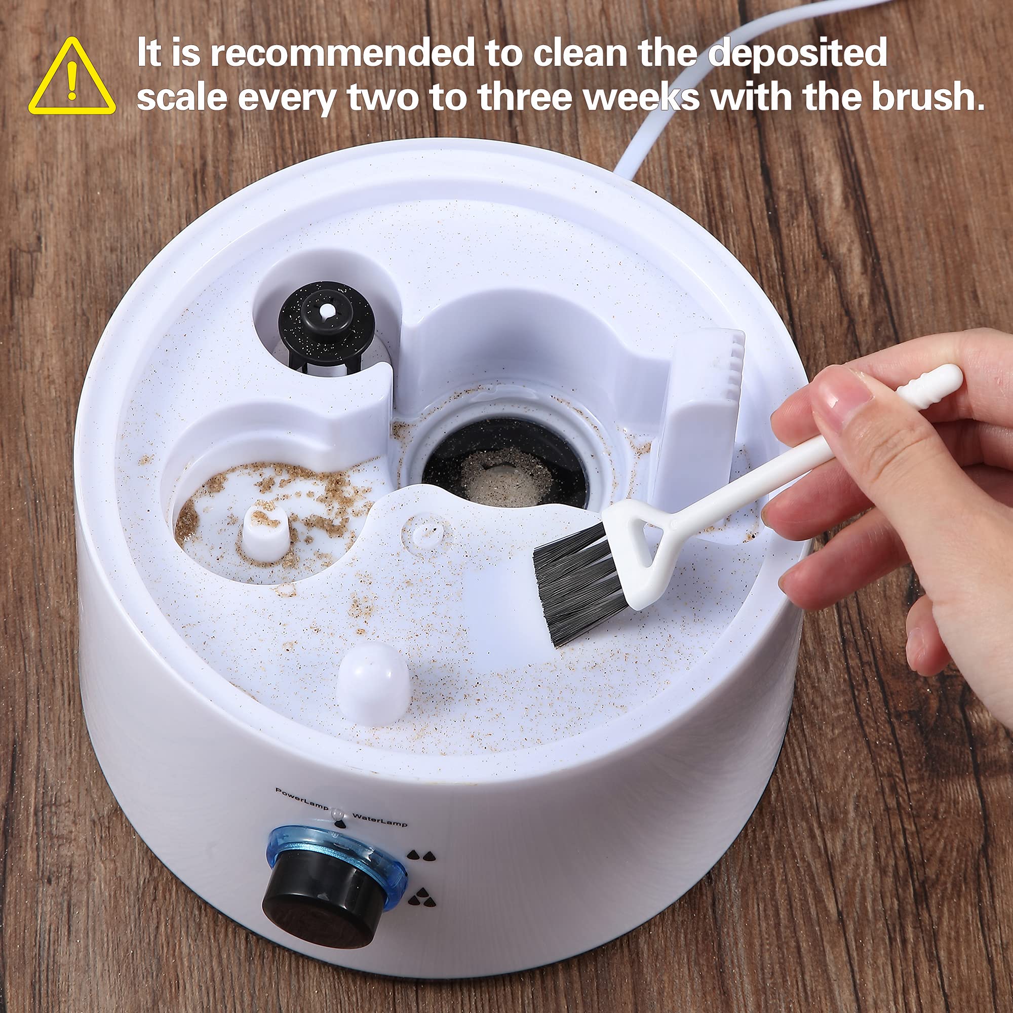 Dreyoo Reptile Humidifier dry protection indicator signals refill need.