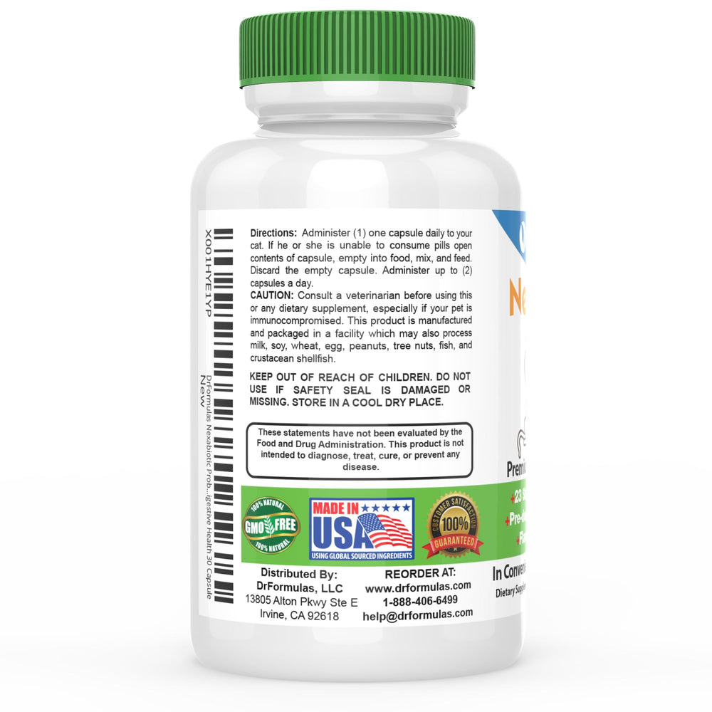 DrFormulas Nexabiotic Cats Powder mix into food for convenient feeding.