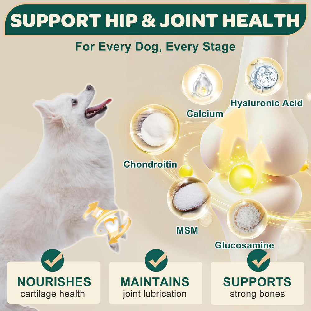 Closeup of DRFOSTER chews with tasty chicken flavor for daily comfort