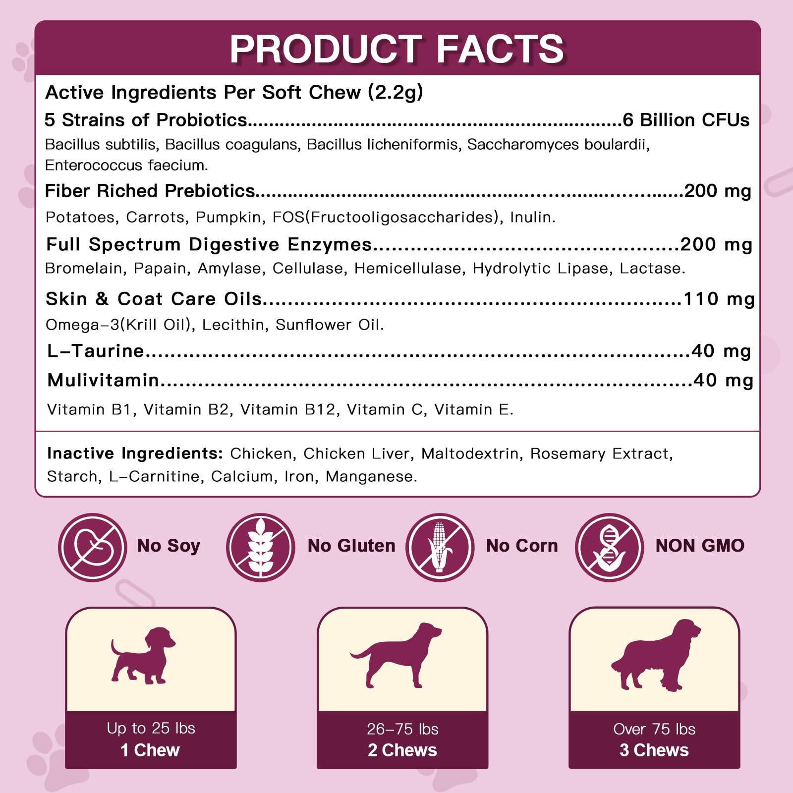 DRFOSTER dog immunity and energy chews for vitality
