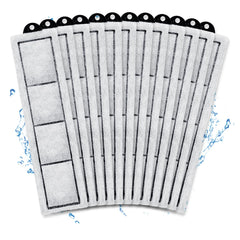 Driamor 12-pack RF-S cartridges front view for desktop aquariums, promising clearer water