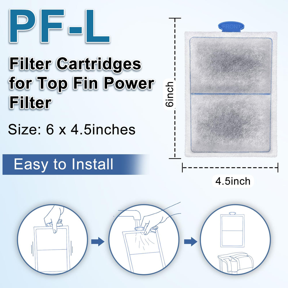Driamor PF-L cartridge with active carbon layer helps maintain clear water