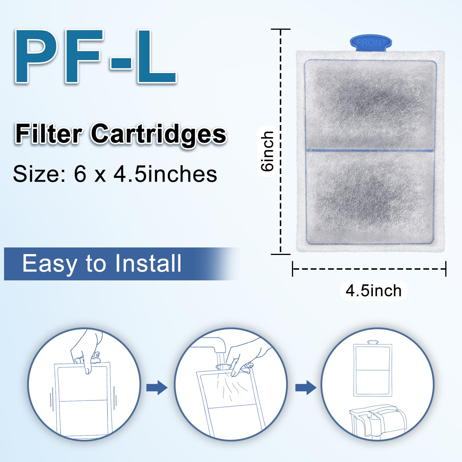 Driamor PF-L cartridge carbon zeolite layer emphasizes impurity adsorption