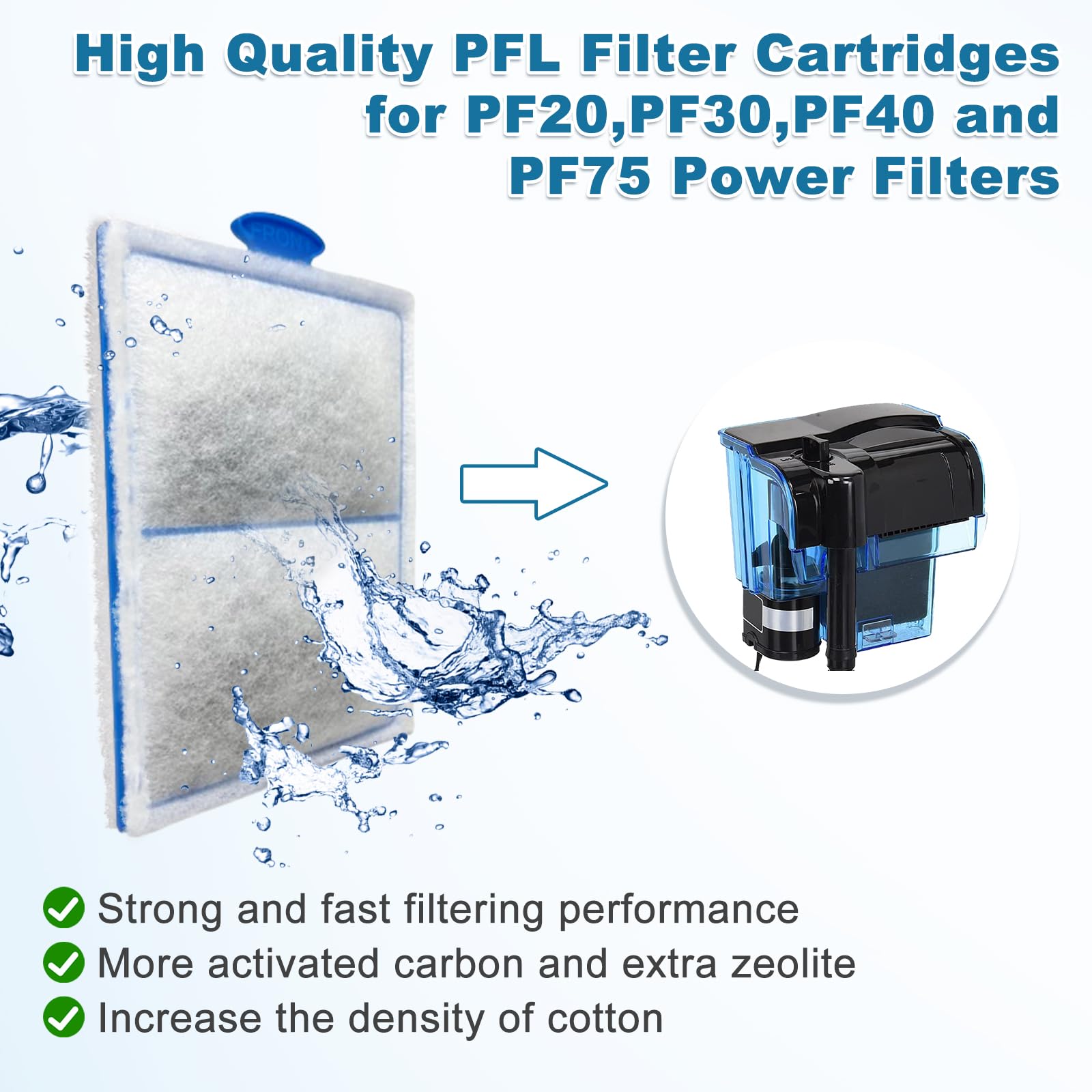 Driamor PF-L filter cartridges packaged in a 10-pack for convenient replacements