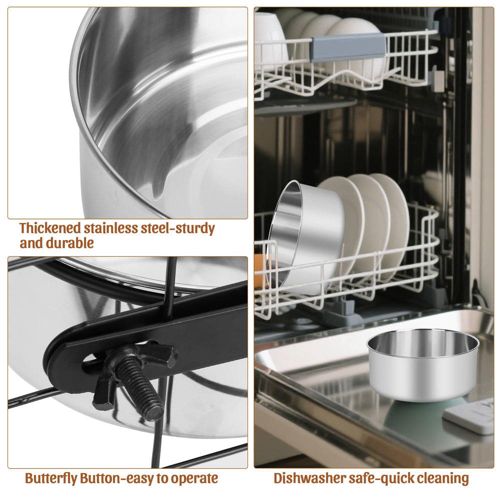 DricRoda dishwasher-safe bowls simplify cleaning after feeding.