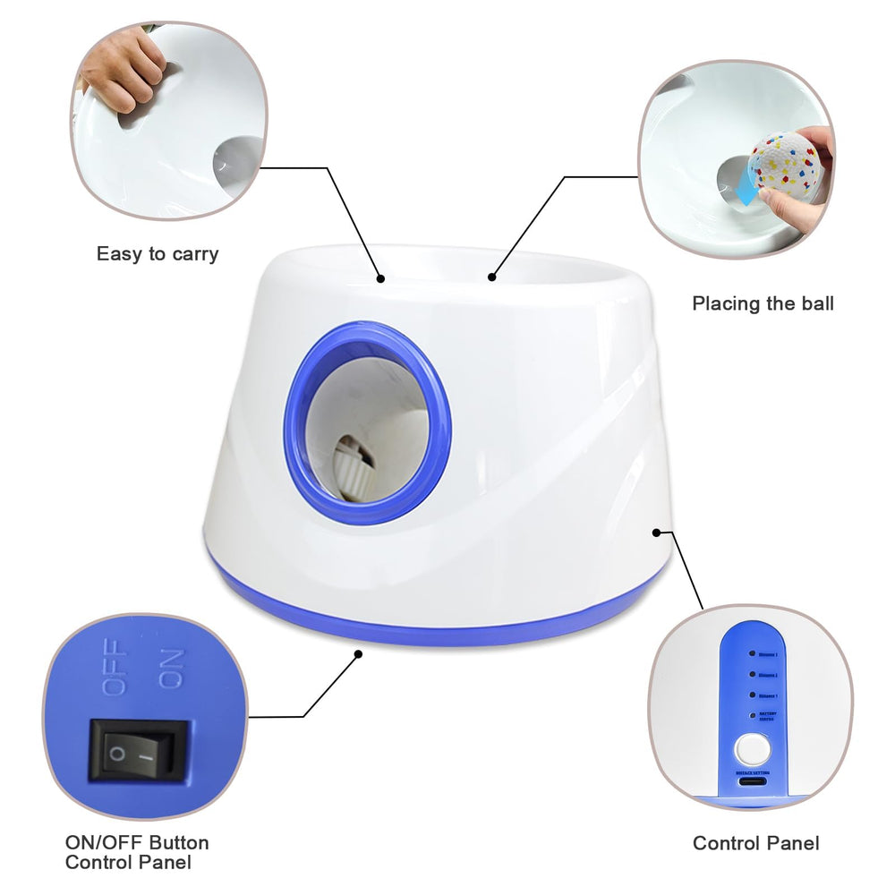 DRK INNOTECK automatic loading and ball ejection for hands-free play.