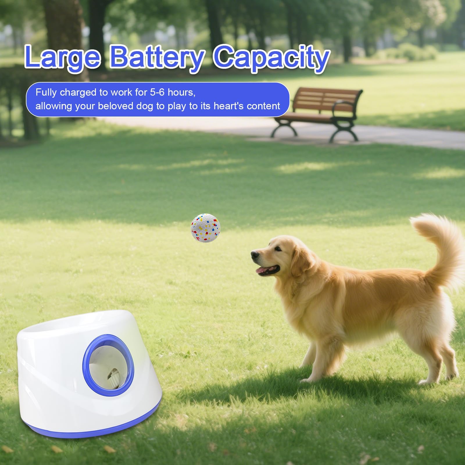 DRK INNOTECK suitable for indoor and outdoor fetch adventures with pets.