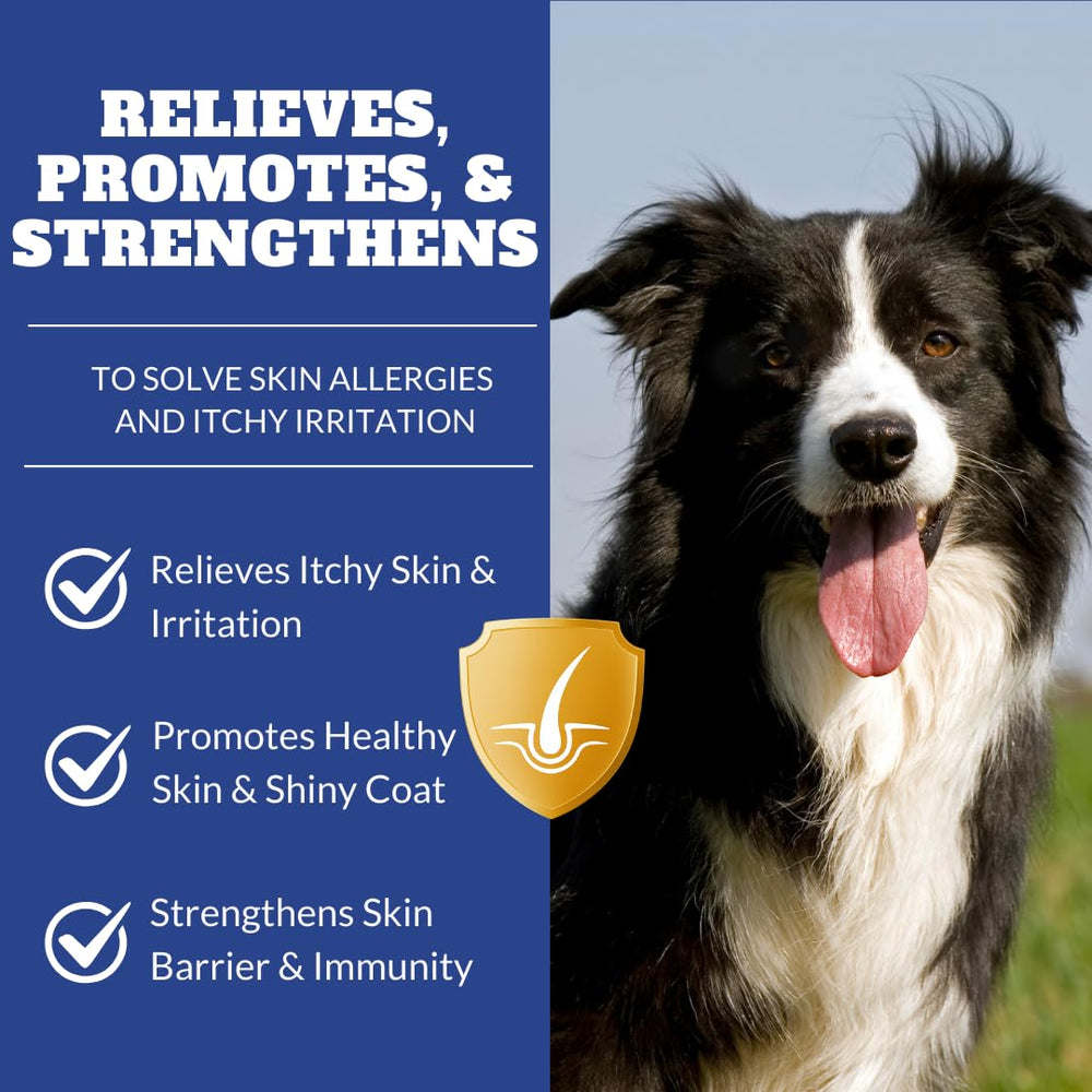 DRMOIS dog allergy chews itchy skin focus for daily use