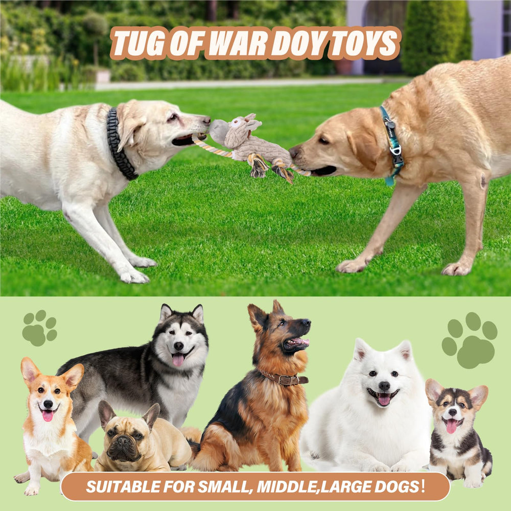 Drmstow plush chew toy supports dental health while entertaining during playtime