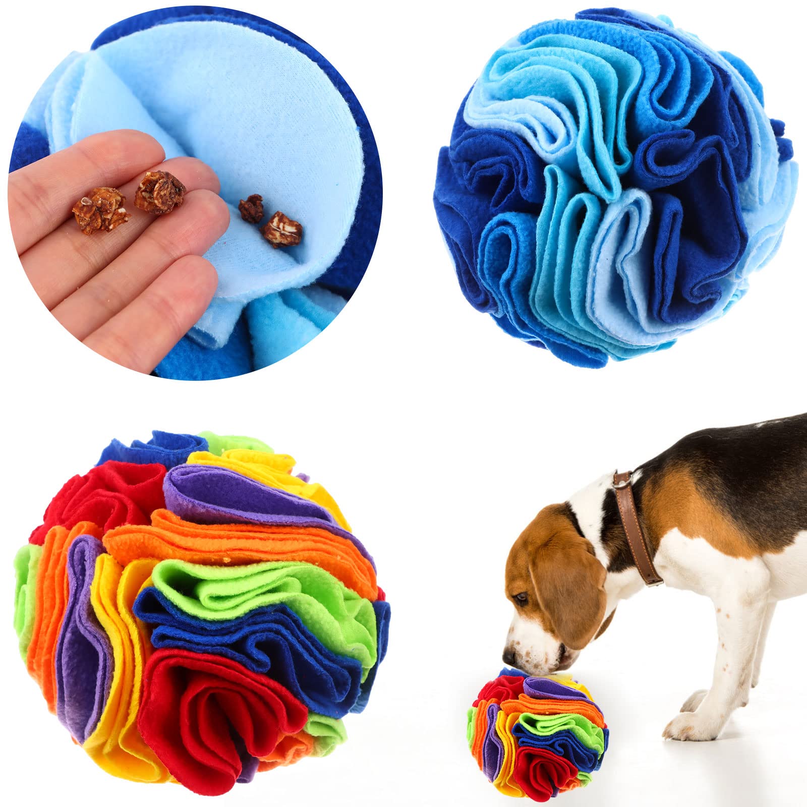 Droutti snuffle ball boredom-buster promotes engaging play sessions.