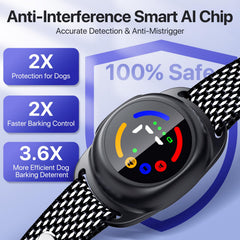 Drroon bark collar dual-sensor system highlights accurate bark detection