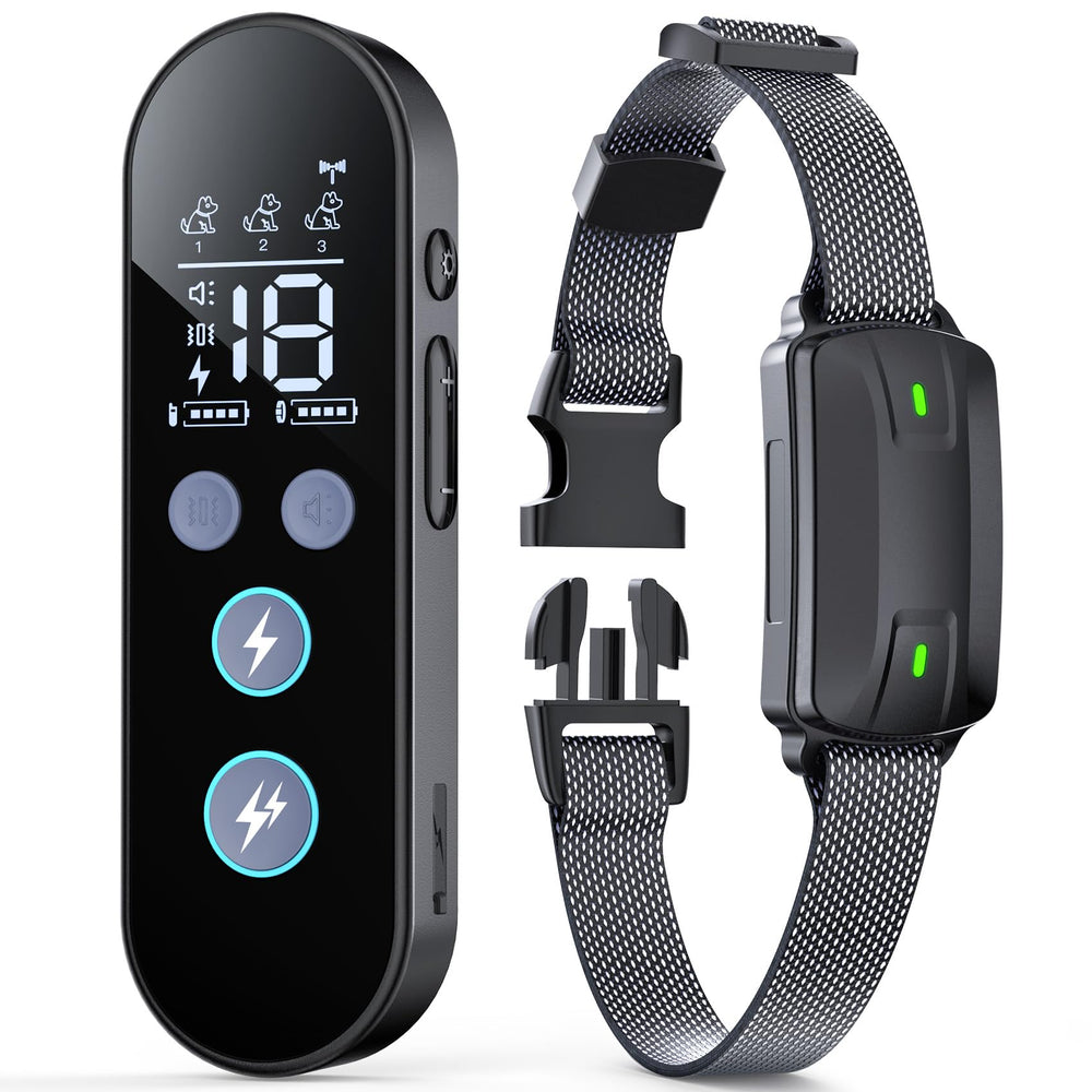 Drroon dog shock collar remote for training sessions.