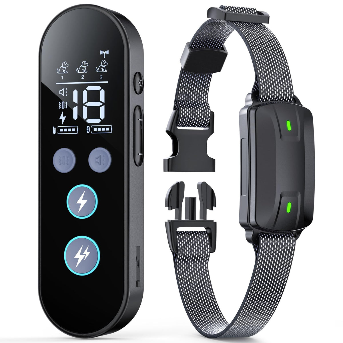 Drroon dog shock collar remote for training sessions.
