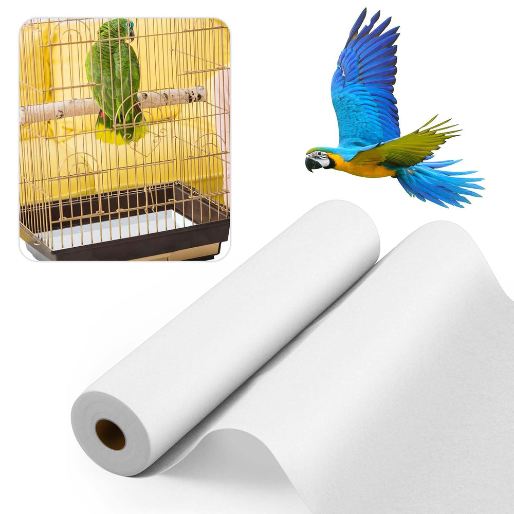 Drydiet cuttable bird cage liner for a precise cage fit and easy cleanup.