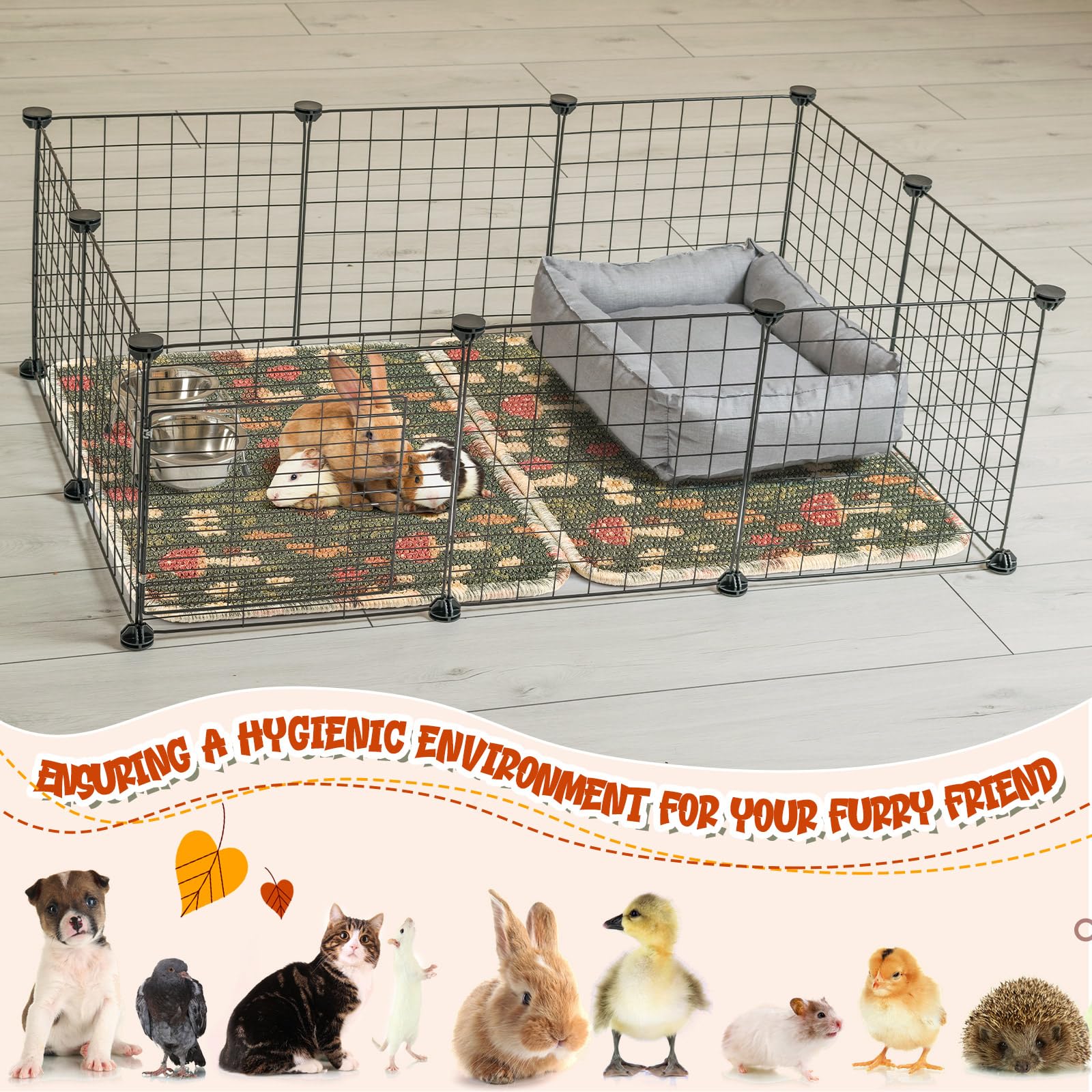 Drydiet durable rabbit scratch mat made from heat-treated sisal
