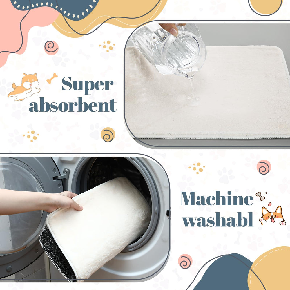 Drydiet liner with non-slip backing stays securely in the carrier
