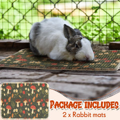 Drydiet non-slip rabbit mat with latex backing stays in place