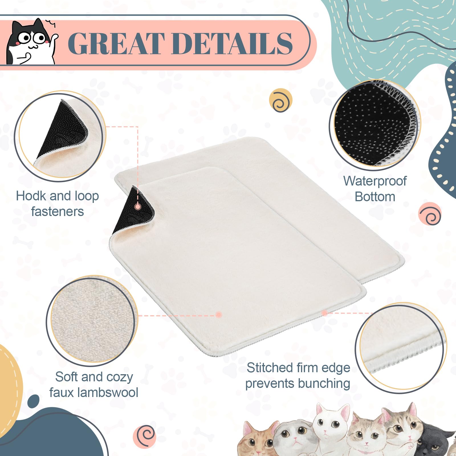 Drydiet washable pet carrier pad is easy to clean by hand or machine