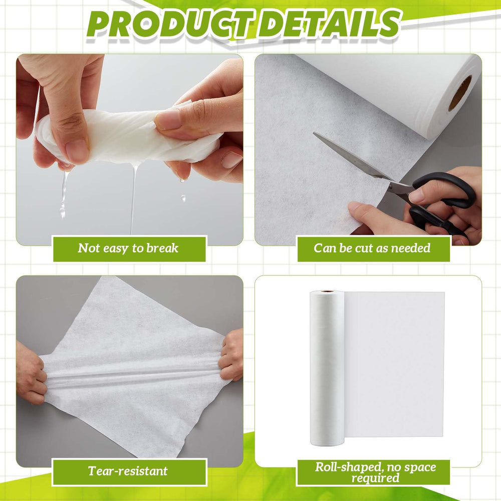 Drydiet water-absorbent liner handles moisture without tearing.