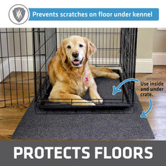 Drymate absorbent polyester fabric quickly wicks moisture inside crate