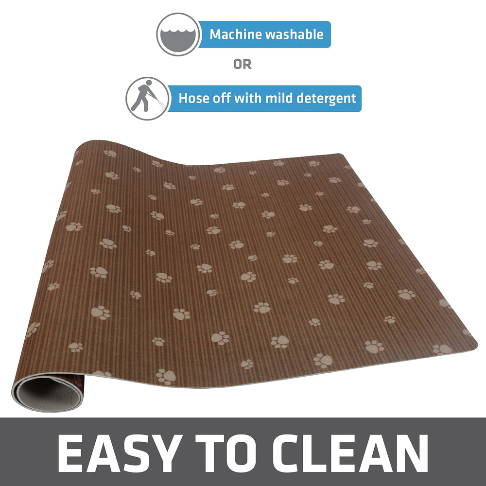Drymate mat being machine washed for easy cleaning.
