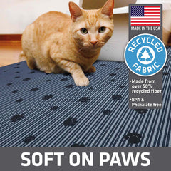 Machine washable Drymate mat is easy to clean and reuse