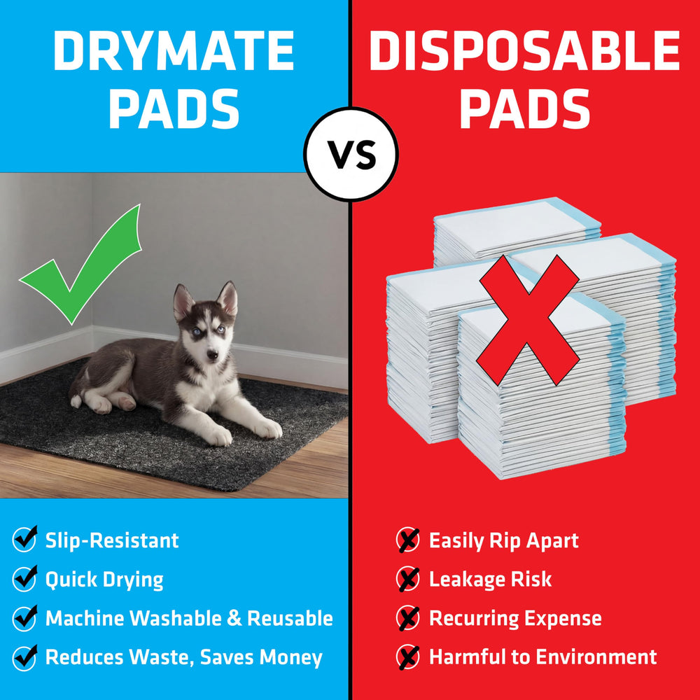 Drymate mat can be cut to fit different playpen sizes