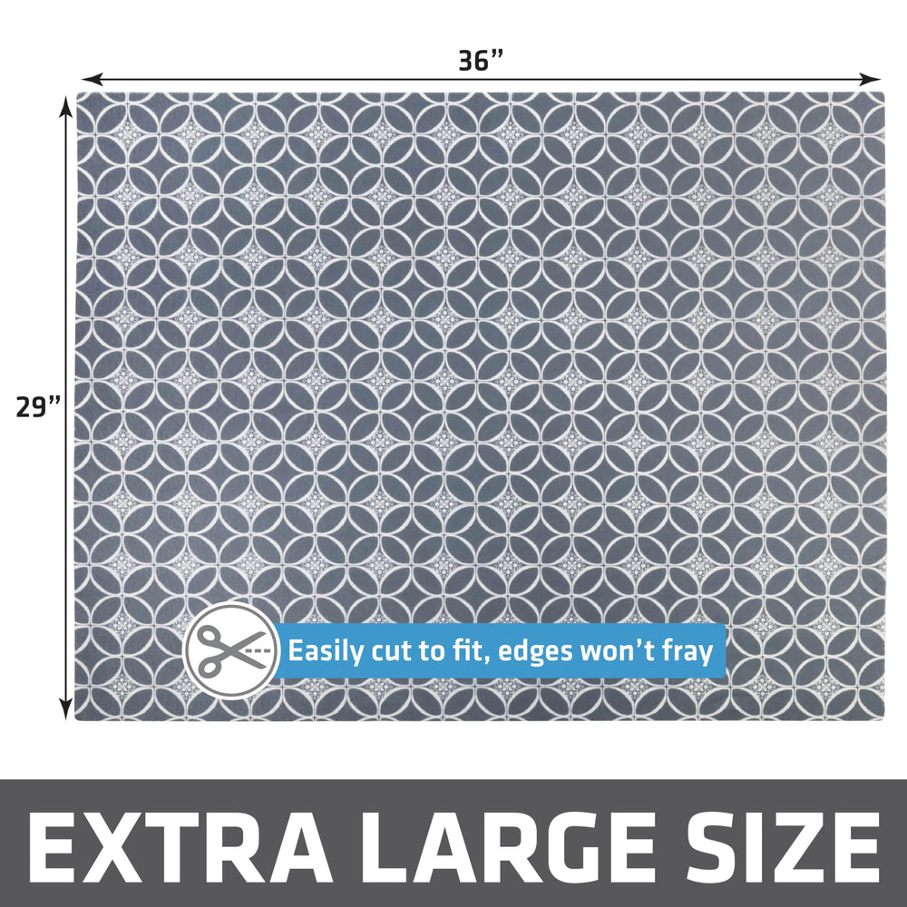 Drymate USA-made litter mat close up shows recycled content.