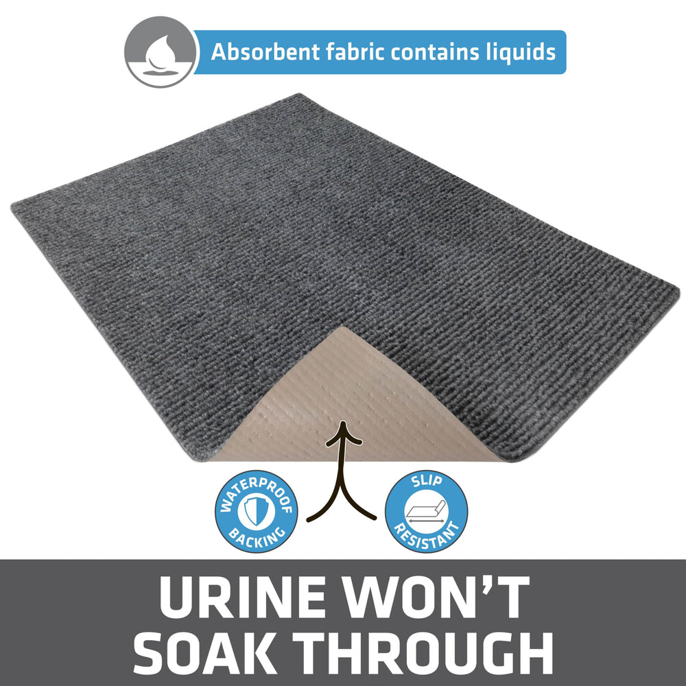 Drymate slip-resistant backing keeps the mat in place during cleaning and use.