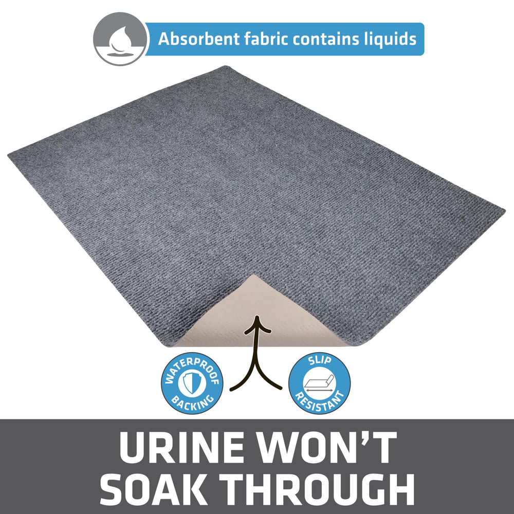 Drymate slip-resistant backing stays in place to contain mess
