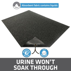 Drymate waterproof backing prevents moisture from reaching floors.