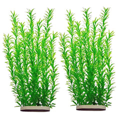 DSkoiph aquarium plants 21 inch tall offer vibrant green height for dramatic underwater scenes.