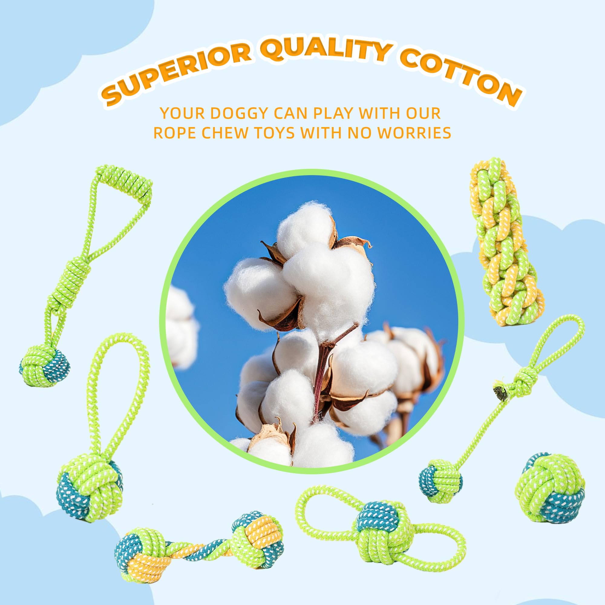 DSUMD gift-ready rope toys, ideal for birthdays or holidays.