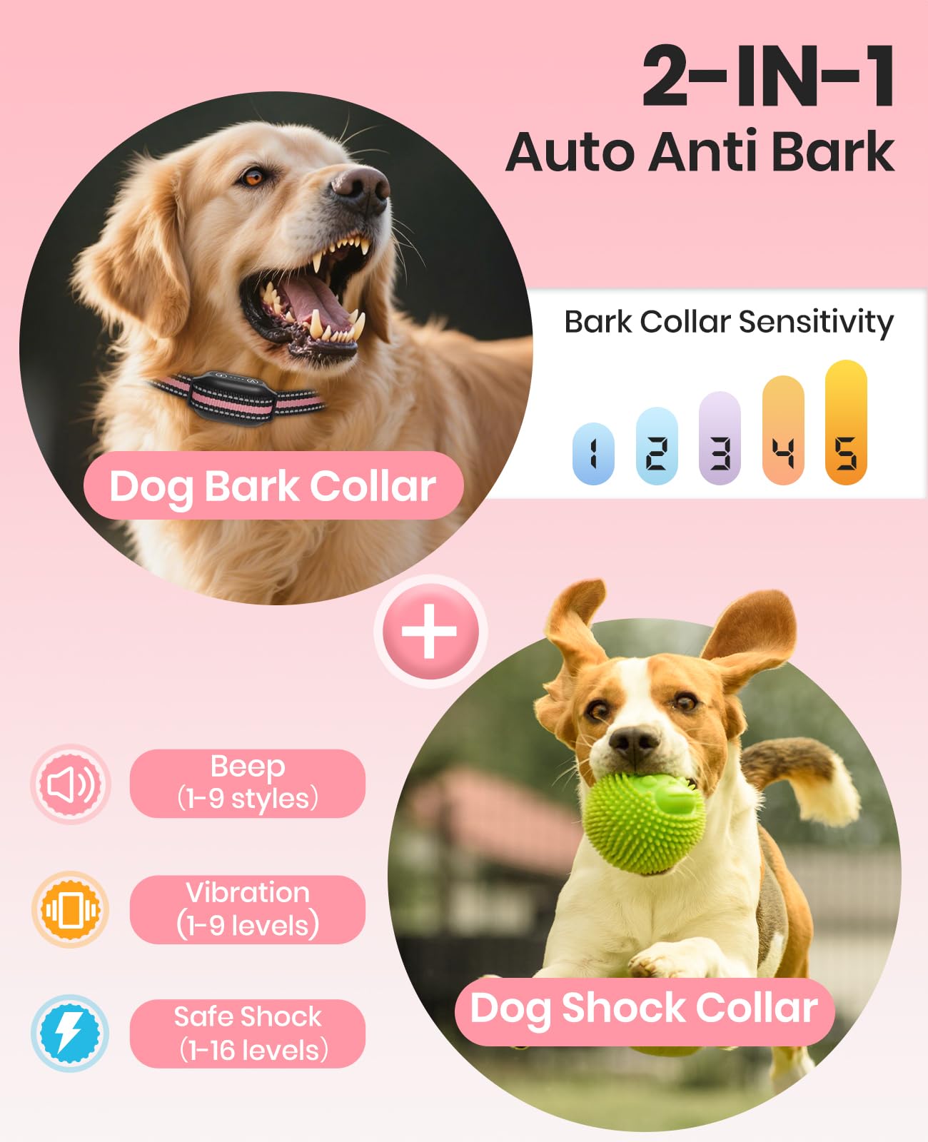 DTCollar 3-channel training control for up to three dogs