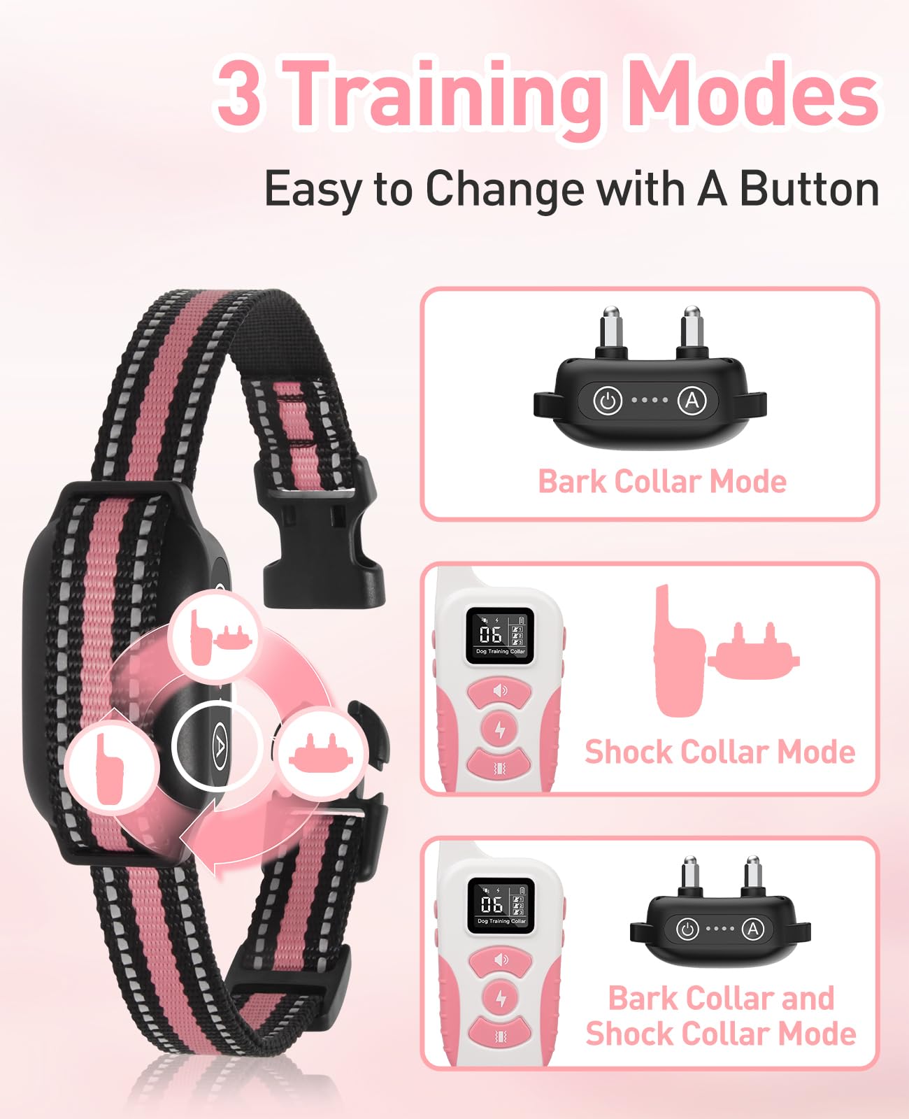 DTCollar adjustable neck size fits all breeds safely