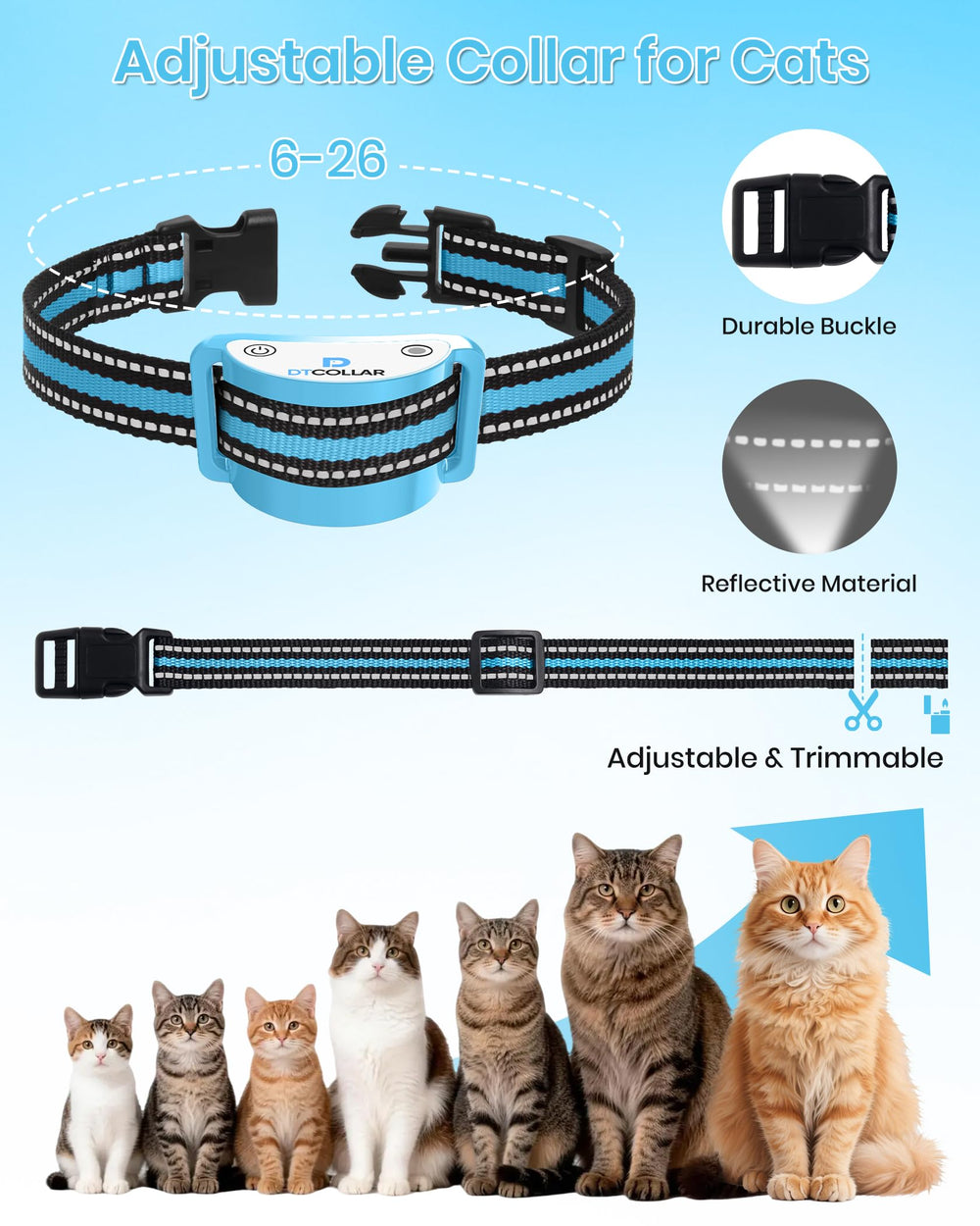 DTCollar Mini Cat 2-in-1 charging cable keeps remote and receiver ready