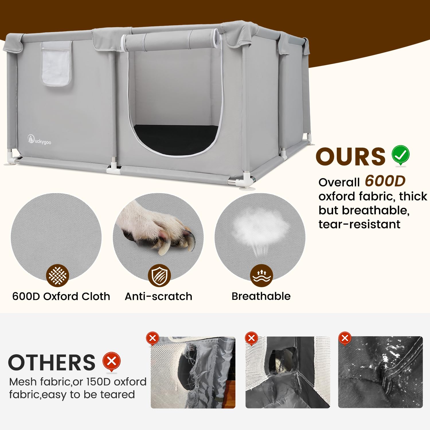 Duckygoo whelping box top view highlights easy access for gentle checks