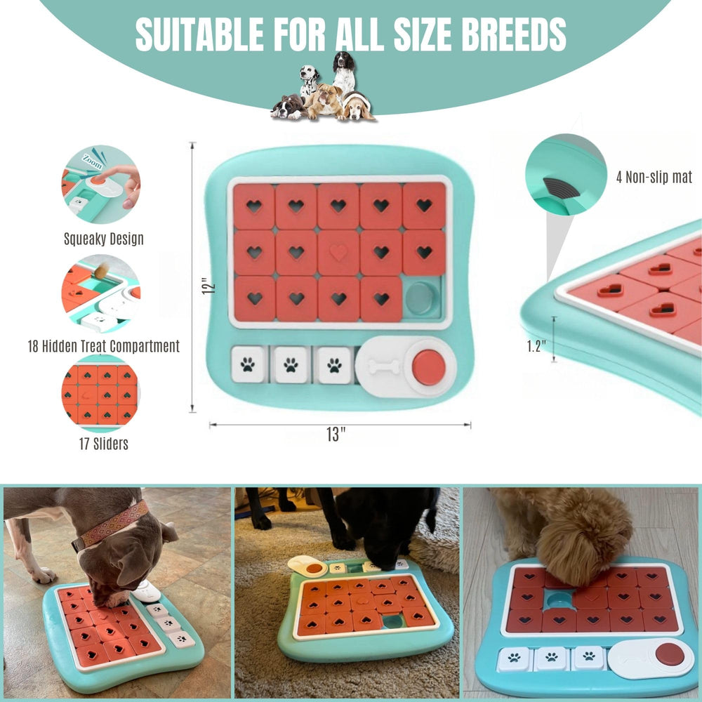 DUDULOVY BPA-free dog puzzle for safe playtime