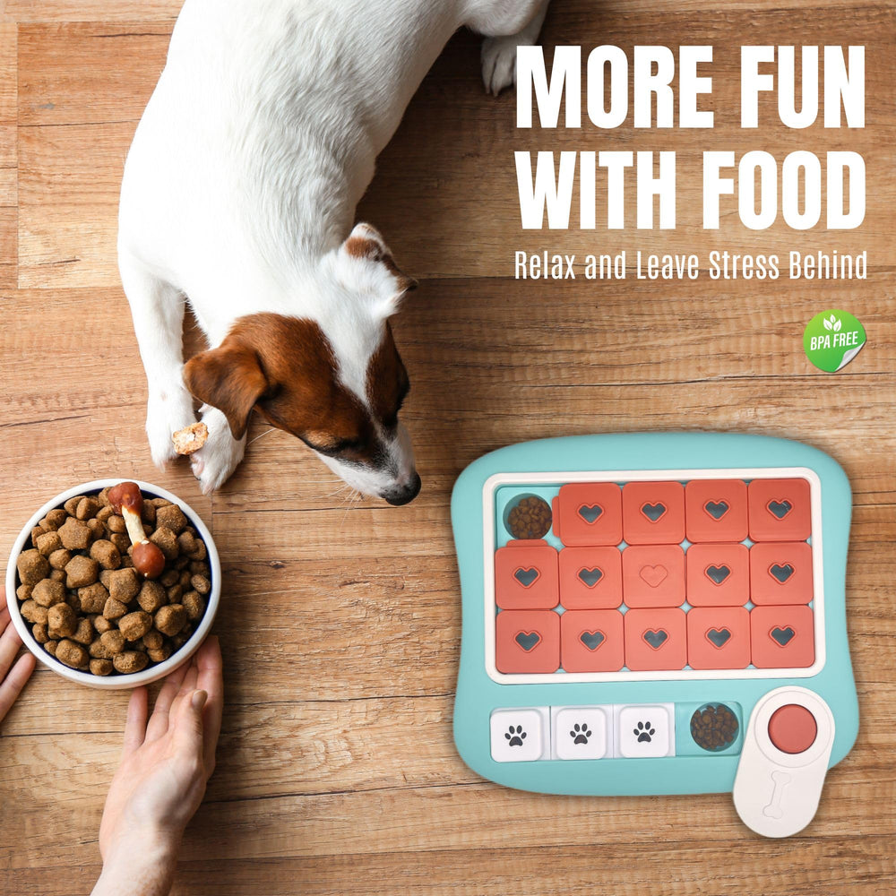 DUDULOVY easy-clean dog puzzle made from safe materials
