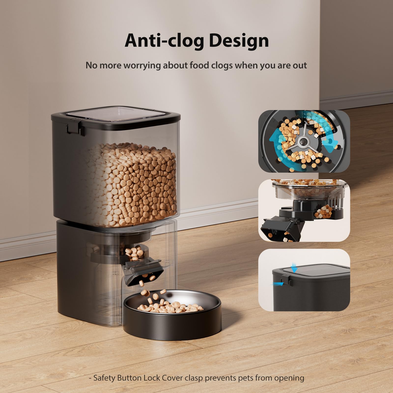 DUDUPET app control interface highlights easy program setup near-device control